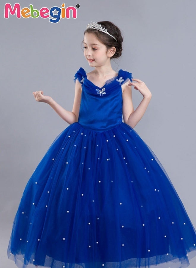 MEBEGIN Deluxe Princess Costume Set with 7PCS Accessaries, Fancy Elegant Off Shoulder Frock, Fairy Dress with Exquisite Decoration, Suitable for Party, Birthday, Funfair, Stage Performance, Cosplay and Any Other Special Occasions - Image 2